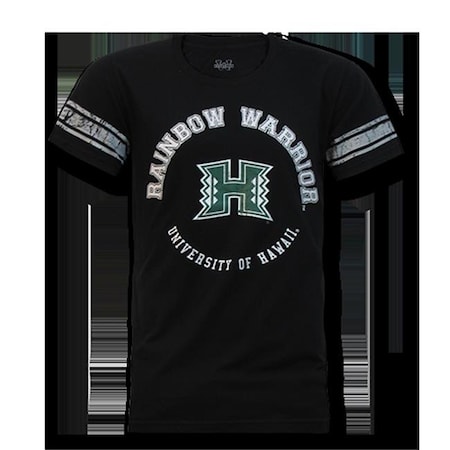 W Republic W Republic Mens Football Tee Hawaii; Black - Medium 504-122-BLK-02